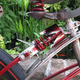 This is a 1960s Spaceliner frame with a custom TwinFlex-inspired suspension. Sensing a theme here?